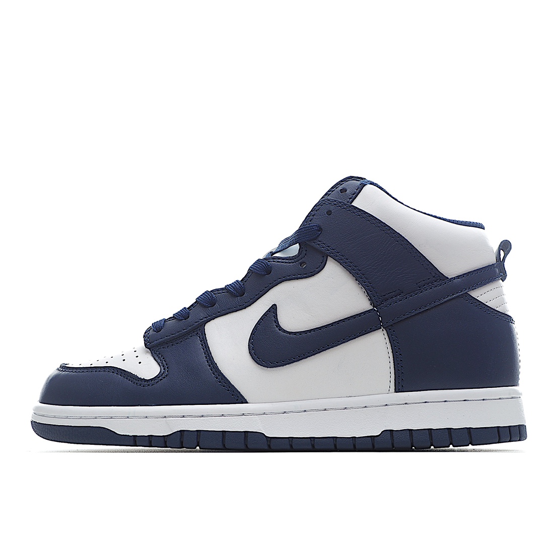 K0 纯原版本NK SB 高帮版Dunk High 深蓝白