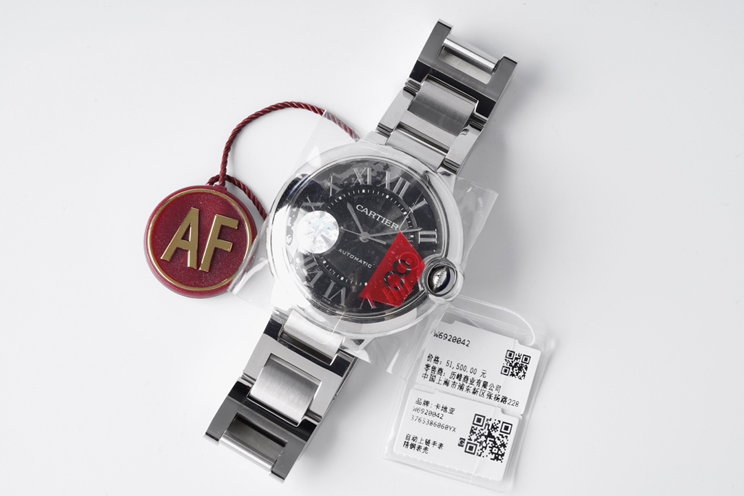 AF最强神作!卡地亚42mm蓝汽球WSBB0003男士腕表系列升级2824机芯