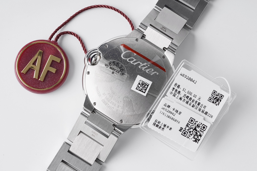 AF最强神作!卡地亚42mm蓝汽球WSBB0003男士腕表系列升级2824机芯