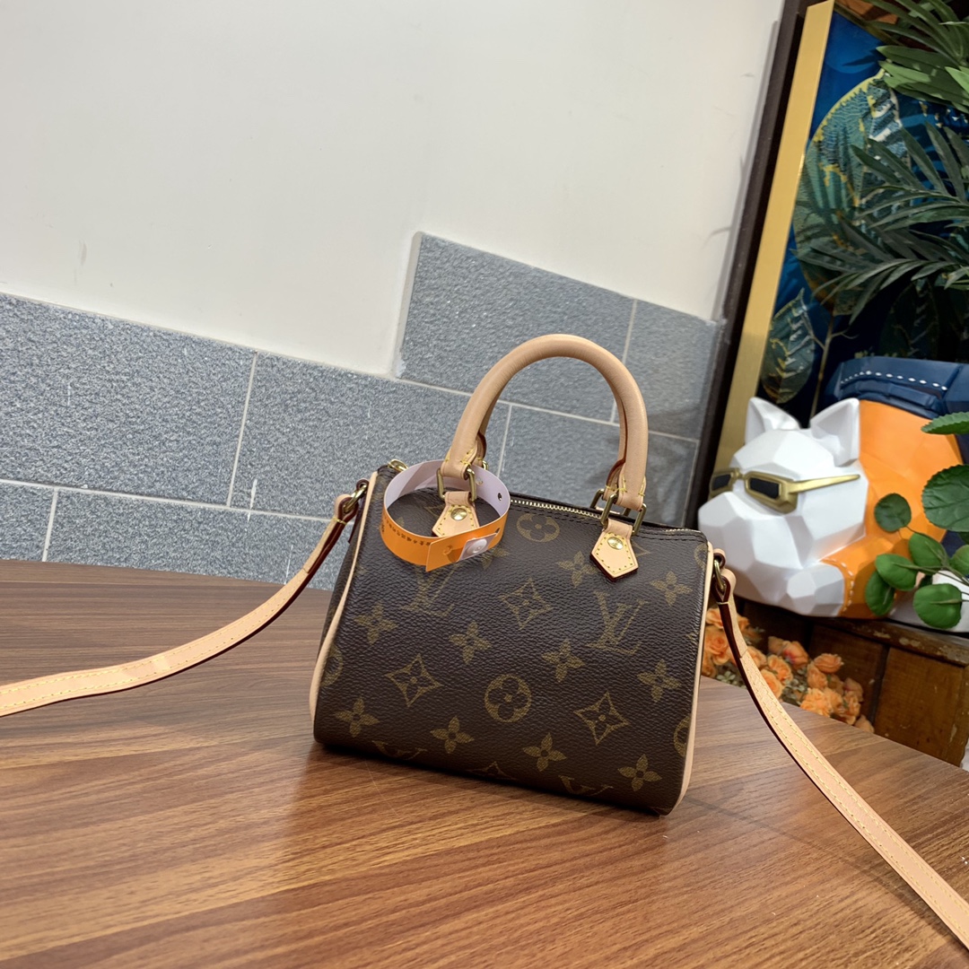 Louis Vuitton LV Speedy Bags Handbags Monogram Canvas Mini M61252