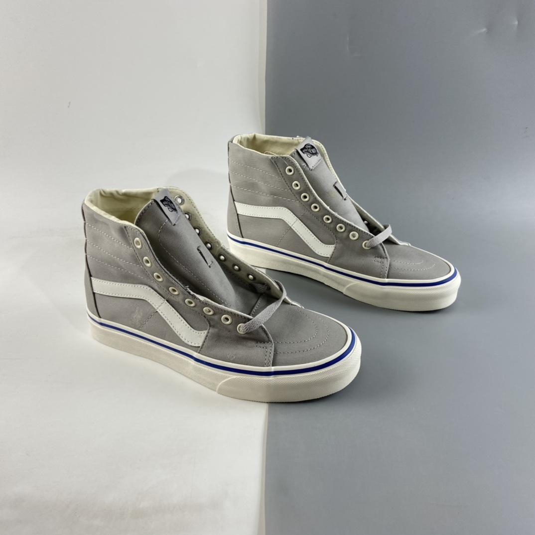 P150  Vans Sk8-Hi Slim 范斯官方侧边条纹高帮轻薄帆布高帮板鞋 VN0A4U164U4