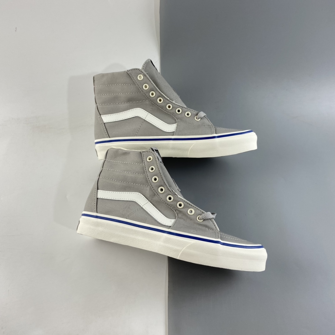 P150  Vans Sk8-Hi Slim 范斯官方侧边条纹高帮轻薄帆布高帮板鞋 VN0A4U164U4