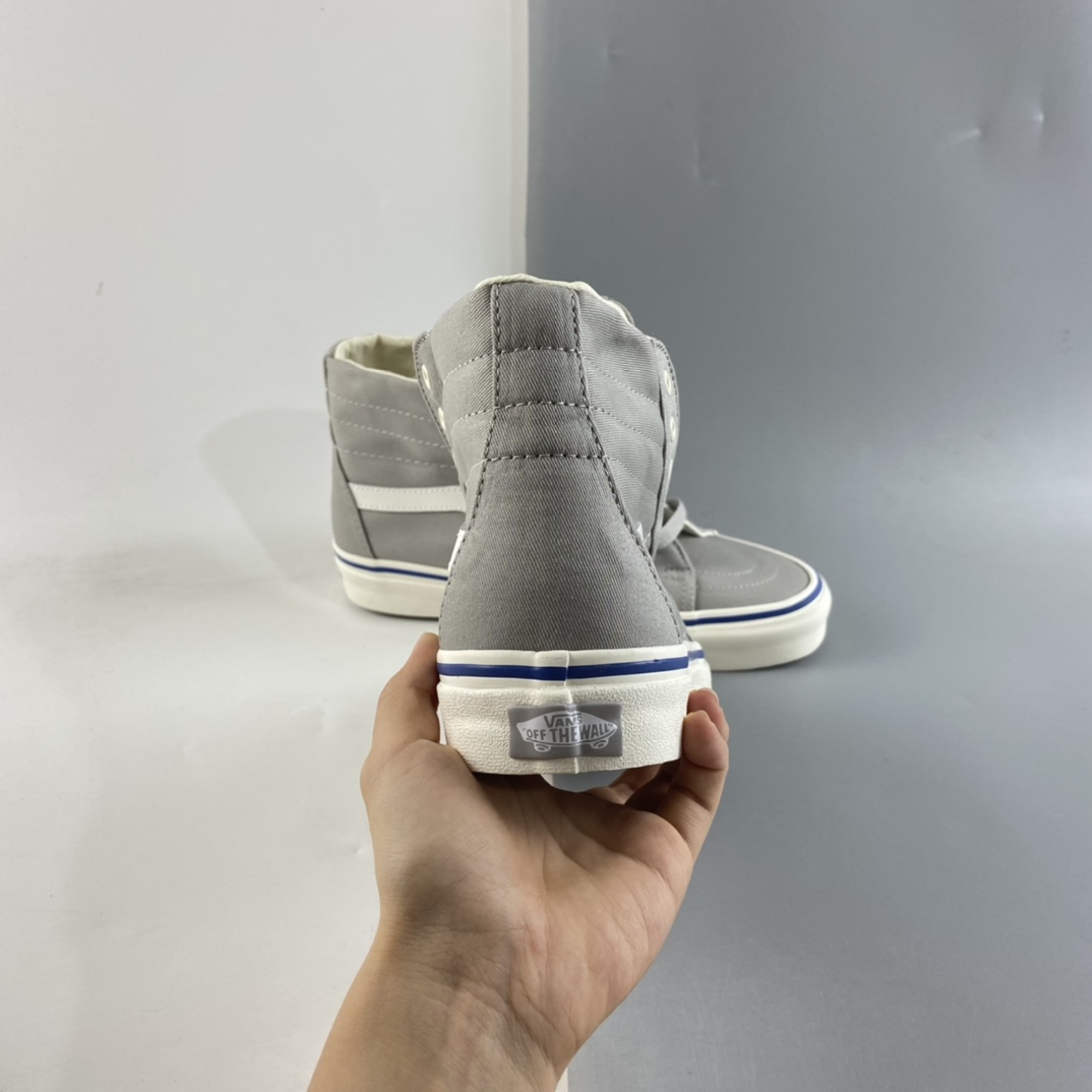 P150  Vans Sk8-Hi Slim 范斯官方侧边条纹高帮轻薄帆布高帮板鞋 VN0A4U164U4