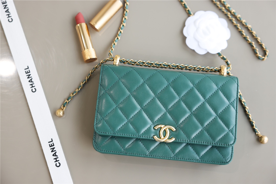 Túi Chanel WOC Mini Bag Crossbody Green Like Auth  97Luxury