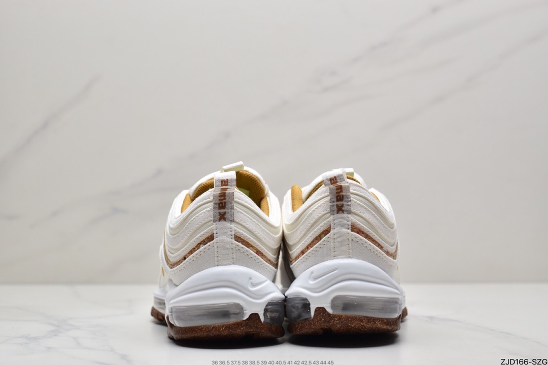 240  耐克 NIKE Air Max 97 SE ”Cork” 米白 软木塞 植物刺绣 DC3986-100