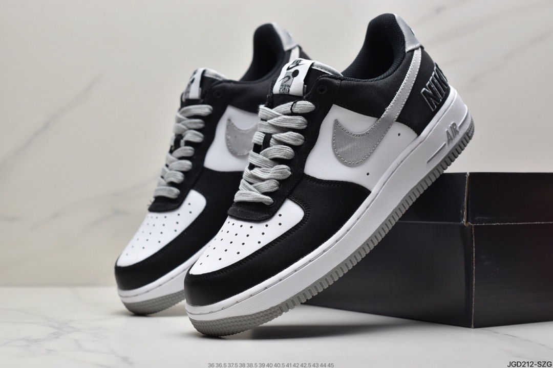 180 耐克NK Air Force 1 Low 帆布黑灰影子CT2301-001