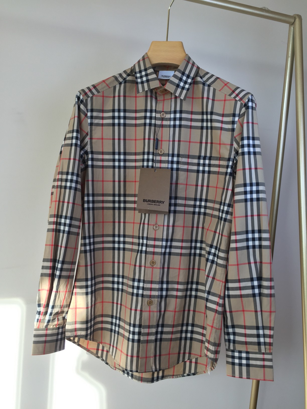 Burberry Clothing Shirts & Blouses Embroidery Unisex Fashion