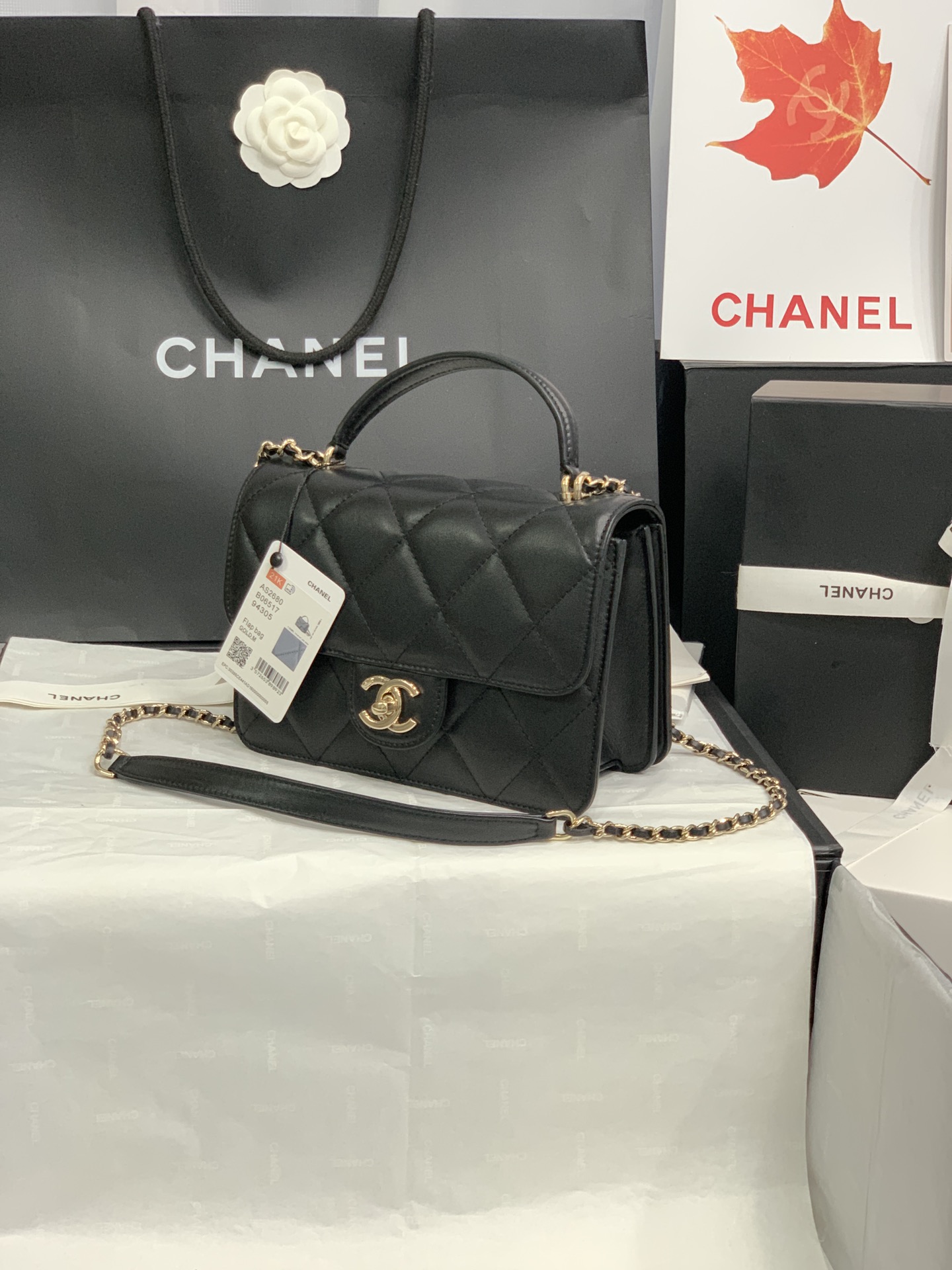 Chanel Quilted Grand Shopping Tote GST