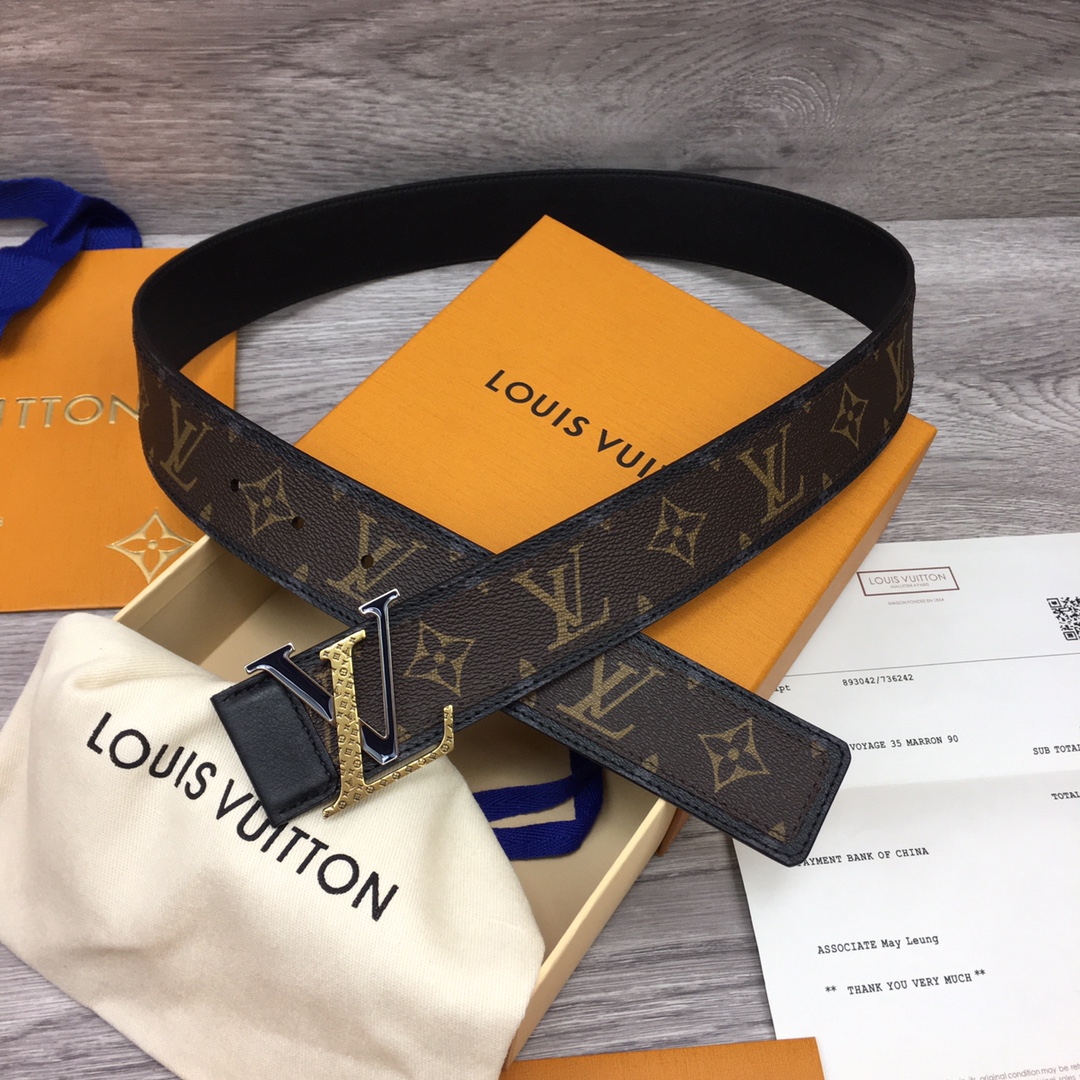 Replica Sale online
 Louis Vuitton Top
 Belts Splicing Men Calfskin Canvas Cowhide