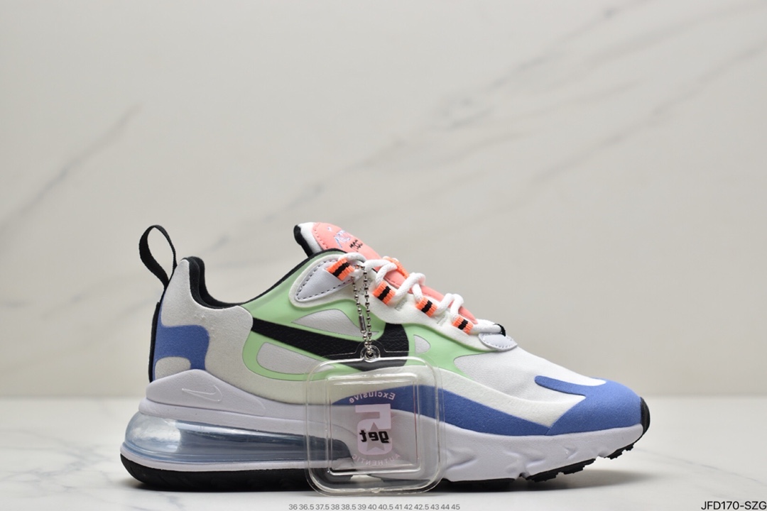 170 耐克Nike Air Max 270 React耐克270瑞亚跑鞋  CT1833-100