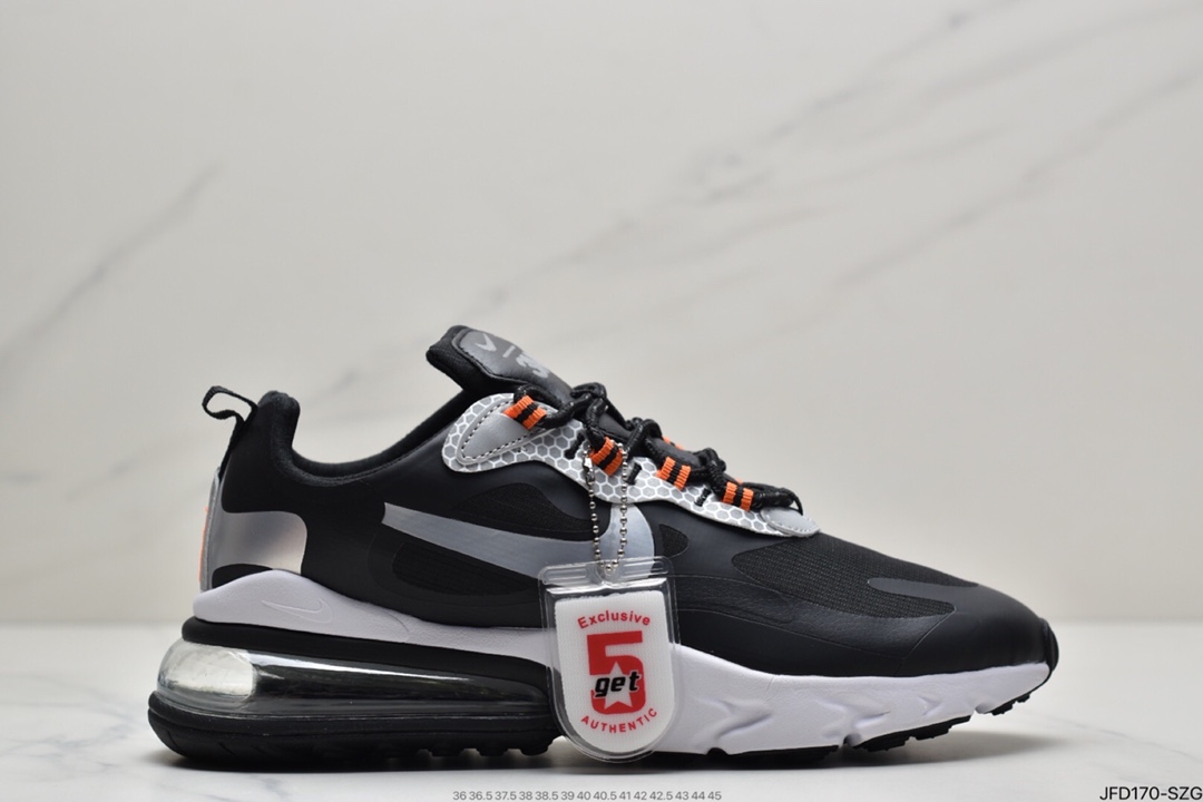 170 耐克Nike Air Max 270 React耐克270瑞亚跑鞋  CT1833-100