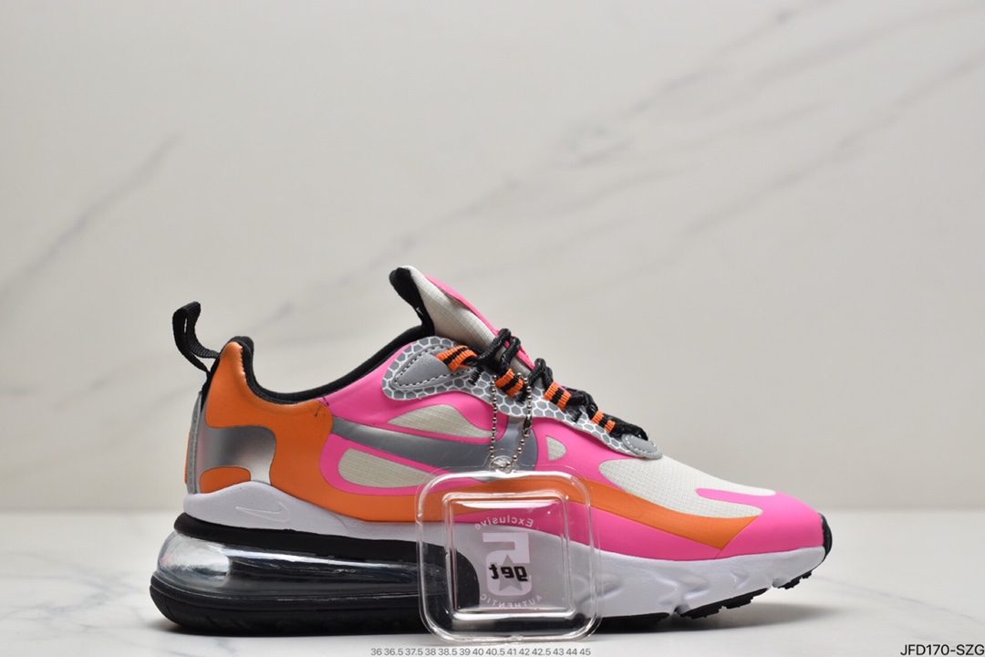 170 耐克Nike Air Max 270 React耐克270瑞亚跑鞋  CT1833-100