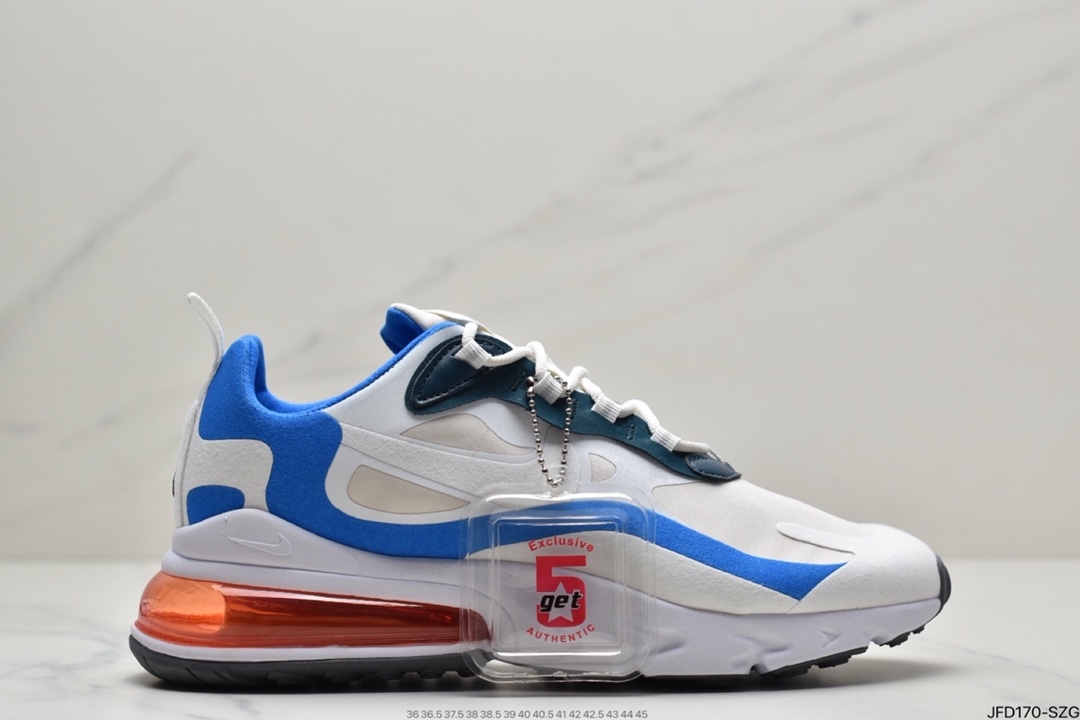 170 耐克Nike Air Max 270 React耐克270瑞亚跑鞋  CT1833-100