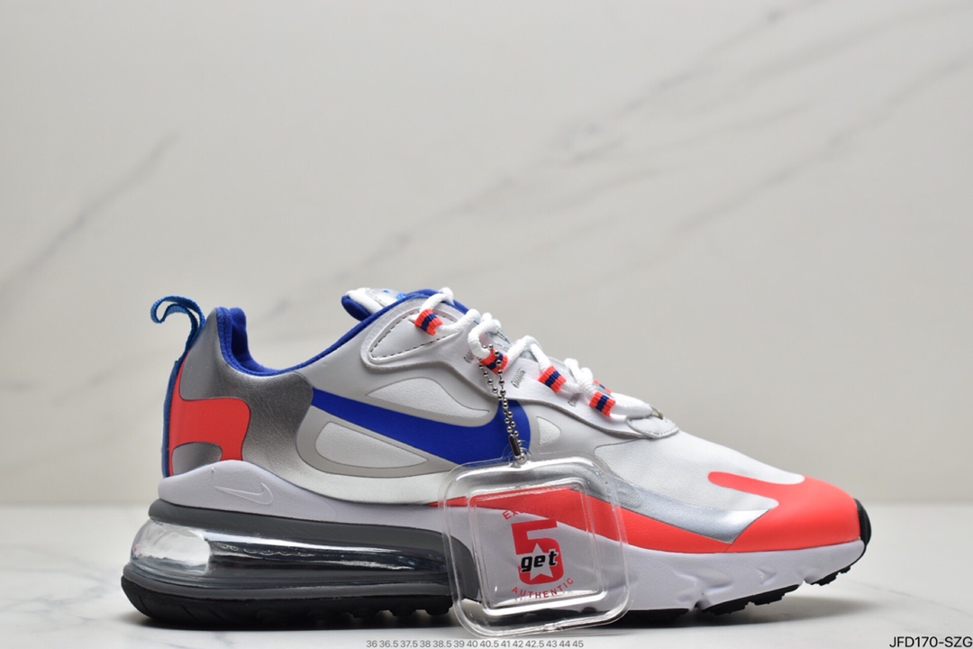 170 耐克Nike Air Max 270 React耐克270瑞亚跑鞋  CT1833-100