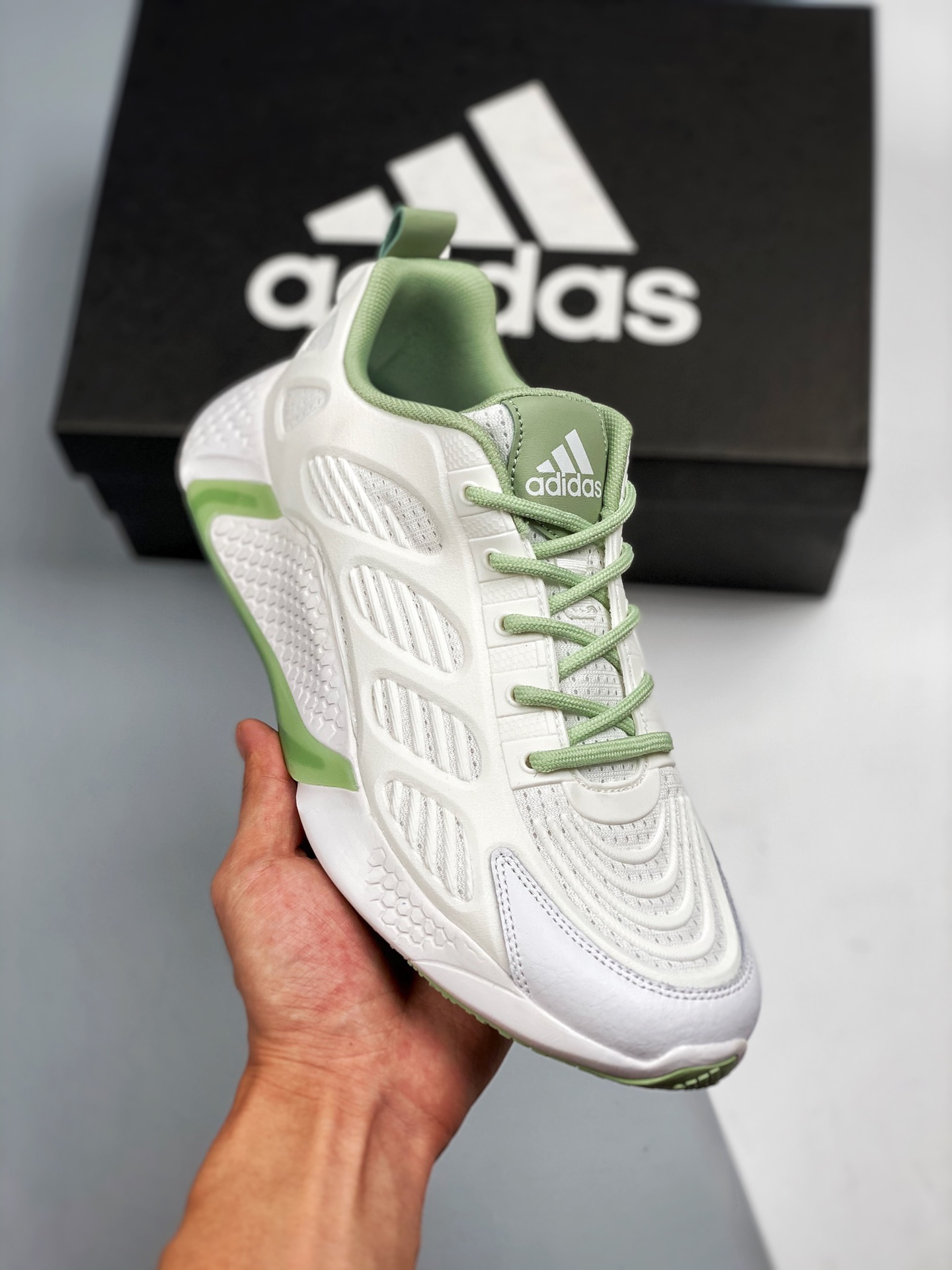 Adidas AlphaBounce Beyond m Alfa 10ª generación zapatillas deportivas casuales de malla suela de goma Continental alema…