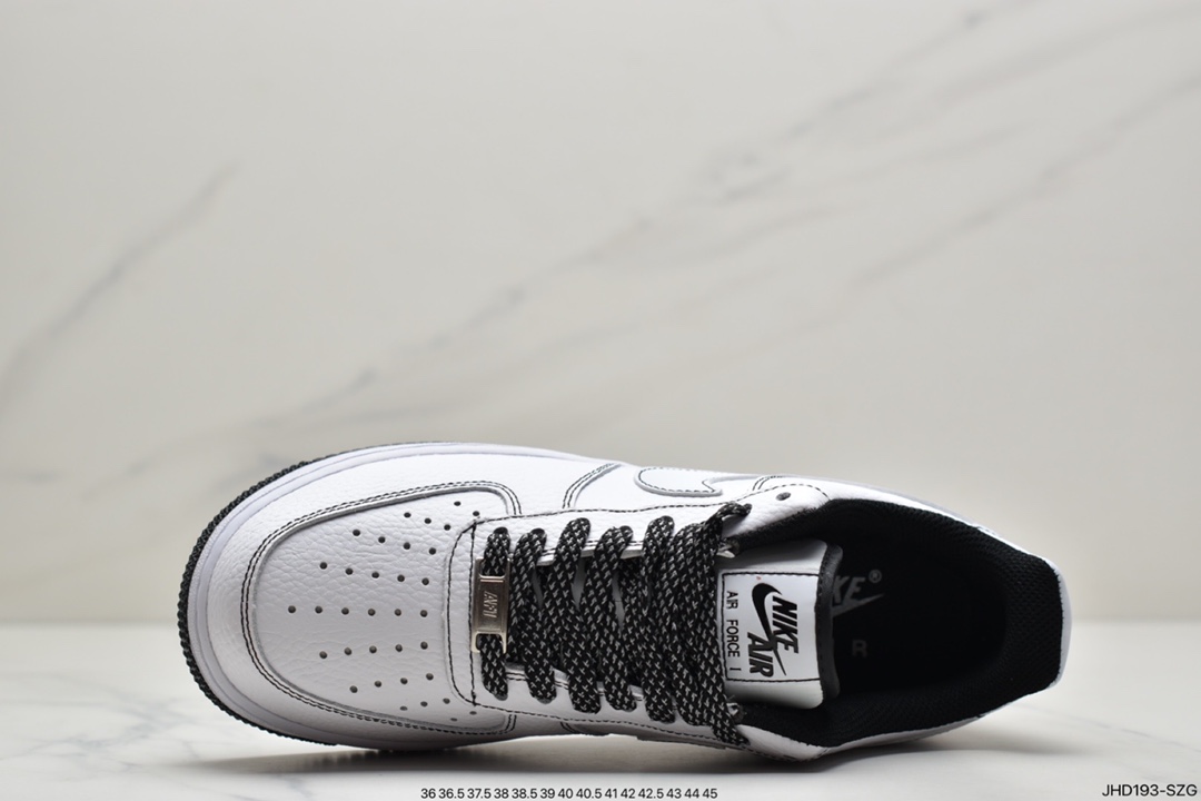 190 Air Force 1 ’07 黑白反光缝线 原楦头原纸板 纯正空军板鞋CN2896-104-莆田鞋,莆田鞋货源,高仿鞋,高仿鞋货源,安福档口,莆田高仿鞋,莆田鞋批发,高仿鞋批发,莆田高仿运动鞋,高仿运动鞋,莆田运动鞋 190 Air Force 1 ’07 黑白反光缝线 原楦头原纸板 纯正空军板鞋CN2896-104