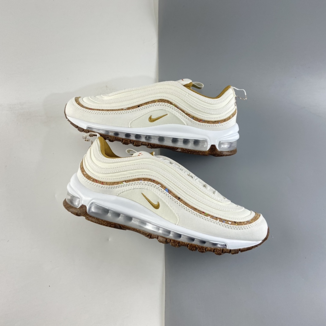 P240  NIKE Air Max 97 时尚休闲弹头气垫跑鞋 DC4012-100