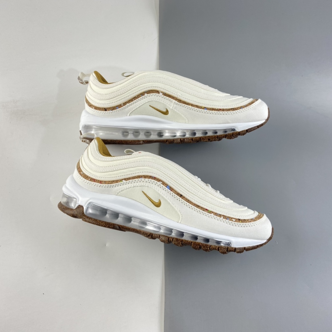 P240  NIKE Air Max 97 时尚休闲弹头气垫跑鞋 DC4012-100