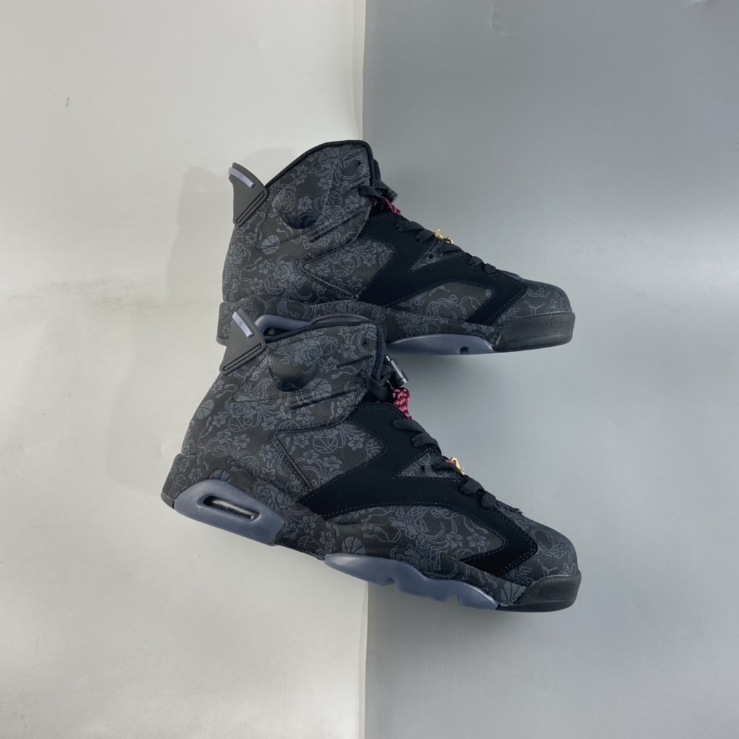 P480  Air Jordan 6 SD WMNS“Singles Day”AJ6 乔6黑丝绸国中结 DB9818-001