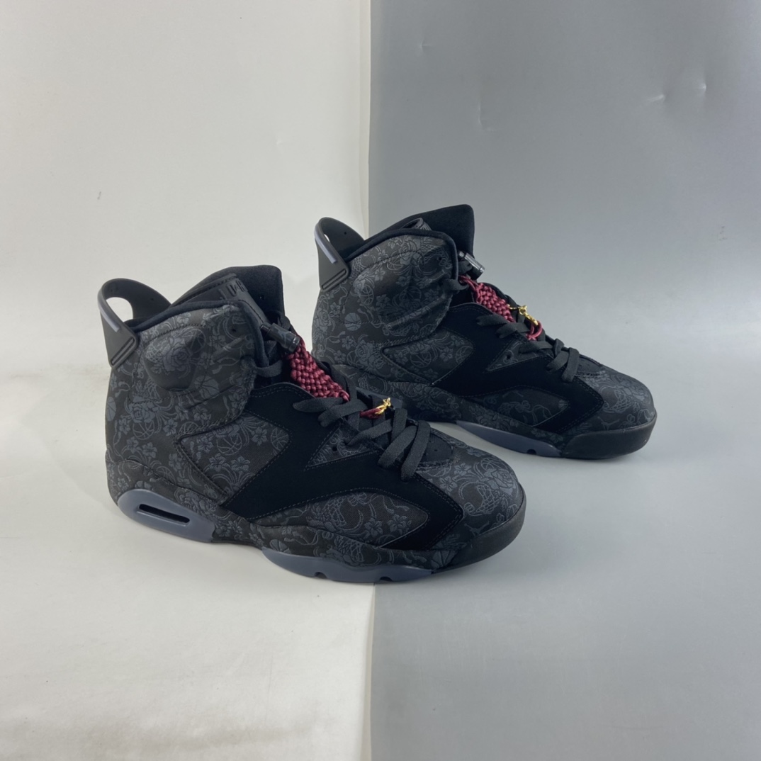 P480  Air Jordan 6 SD WMNS“Singles Day”AJ6 乔6黑丝绸国中结 DB9818-001