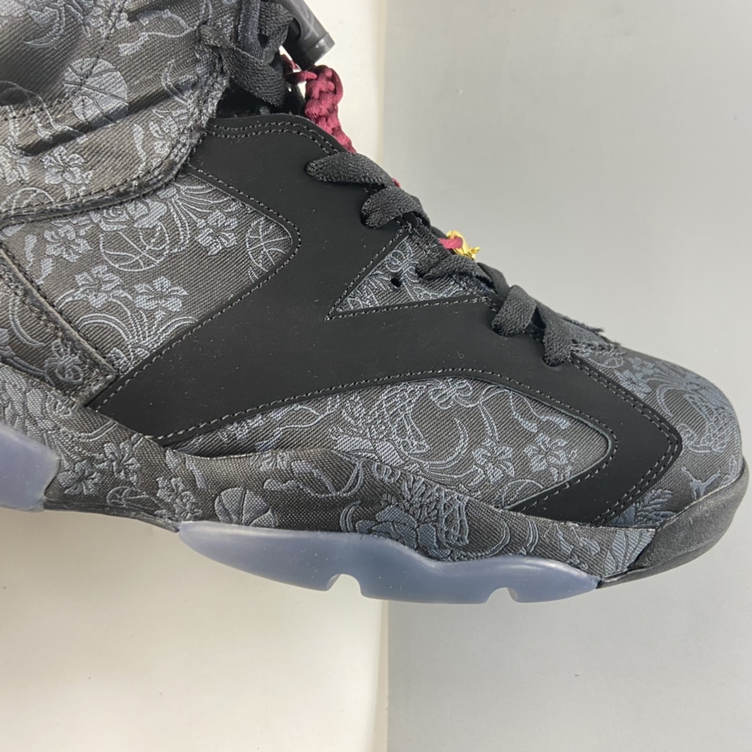 P480  Air Jordan 6 SD WMNS“Singles Day”AJ6 乔6黑丝绸国中结 DB9818-001