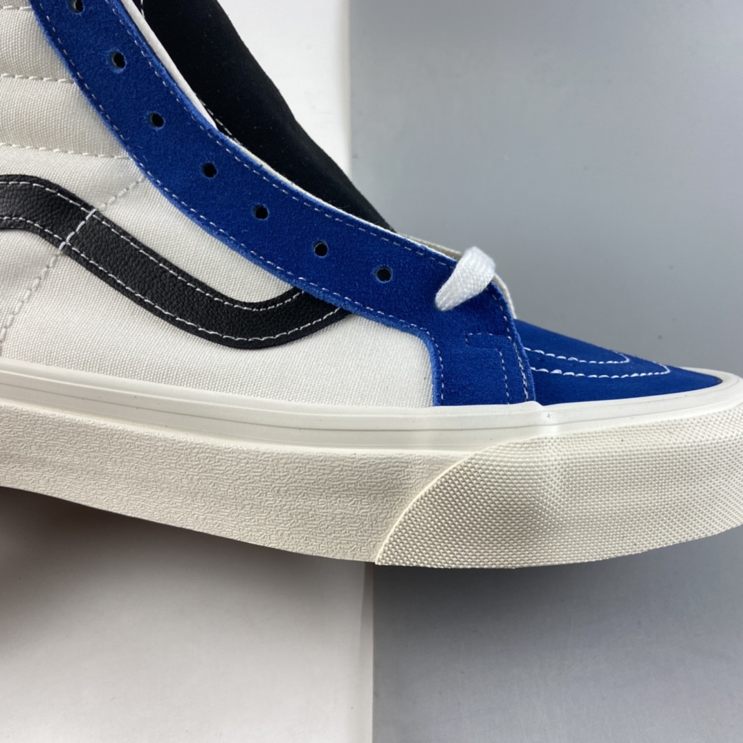 P160  Vans SK8-Hi 安纳海姆系列 范斯官方 蓝白拼色高帮硫化板鞋 VNOA38GF4UJ