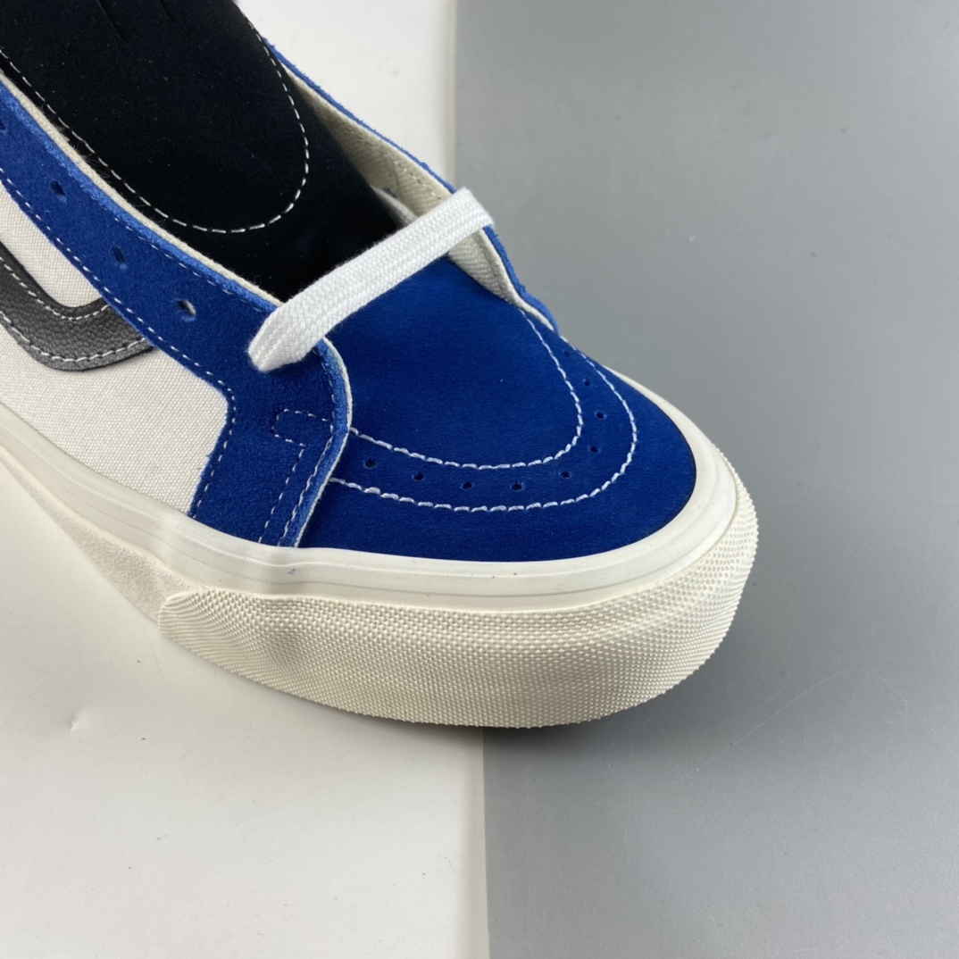 P160  Vans SK8-Hi 安纳海姆系列 范斯官方 蓝白拼色高帮硫化板鞋 VNOA38GF4UJ