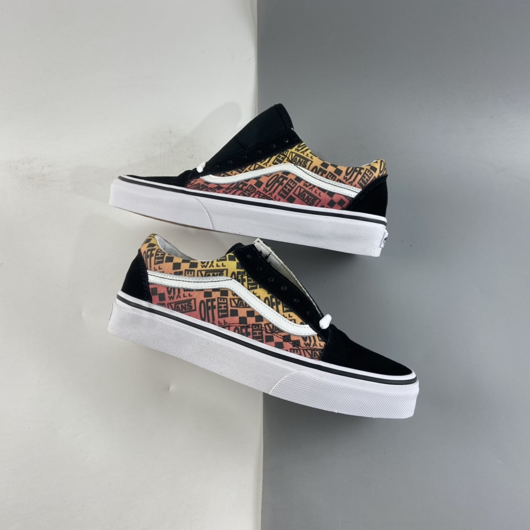 P140  Vans Old Skool OFF THE WELL FARFETCH 低帮板鞋渐变 VN0A4U3B2N5
