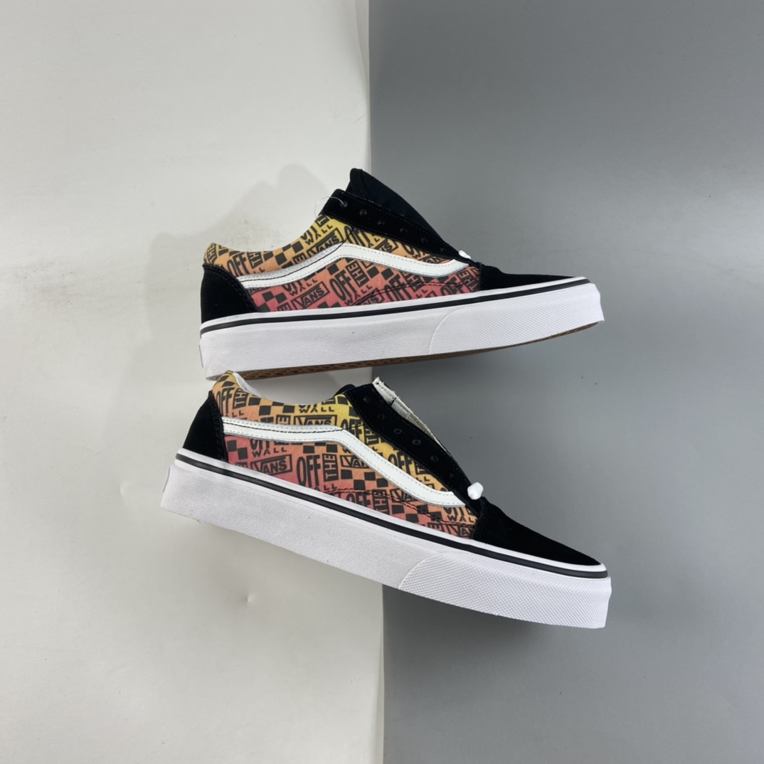 P140  Vans Old Skool OFF THE WELL FARFETCH 低帮板鞋渐变 VN0A4U3B2N5
