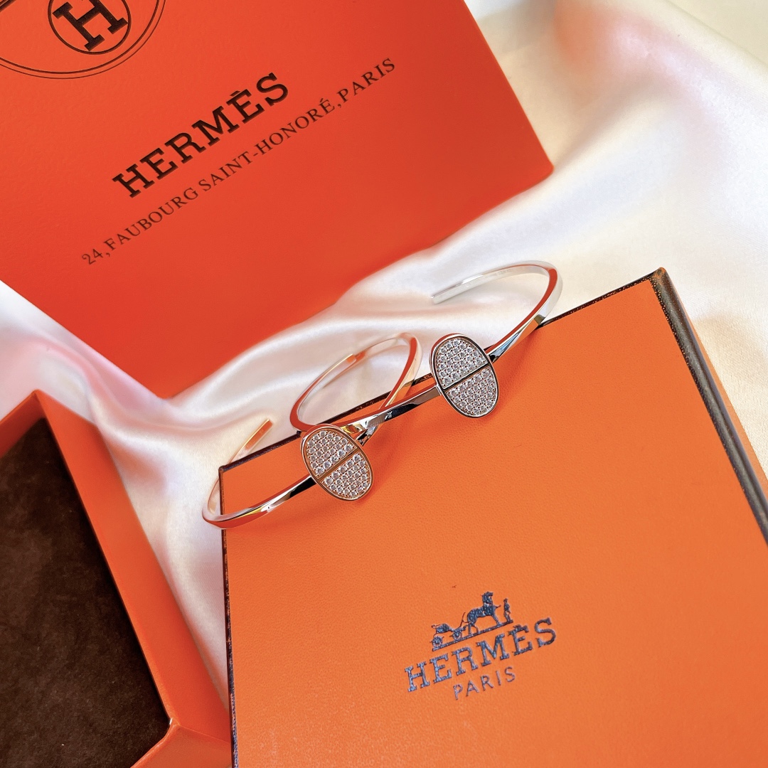 Where Can You Buy replica
 Hermes Cheap
 Jewelry Bracelet Platinum Rose Gold Polishing Unisex 925 Silver