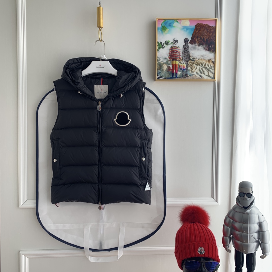 Moncler Vêtements Gilet Unisexe Top à capuche