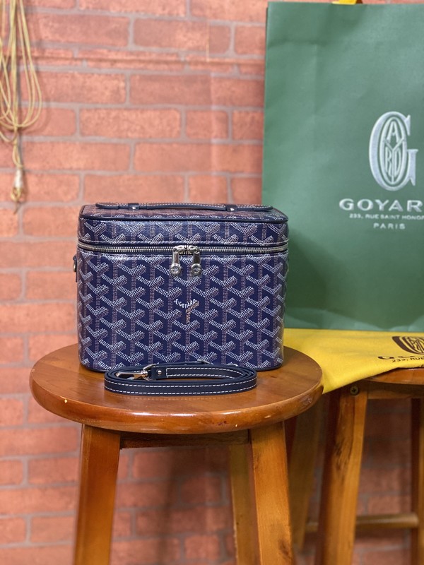 Online Goyard Cosmetic Bags Wholesale China Yellow Unisex Fashion