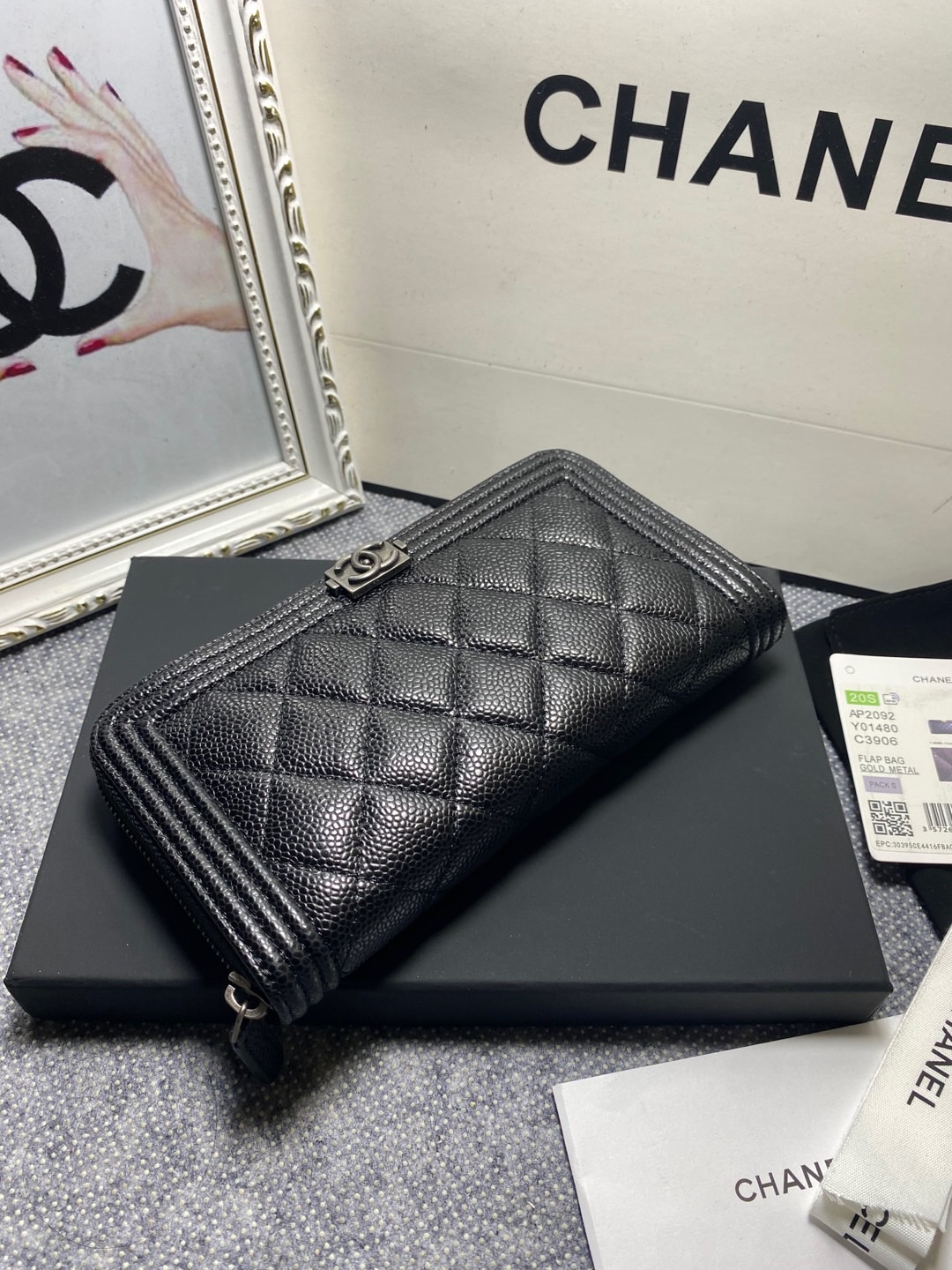 专属高端打造，全网独家供货 采用进口原版牛皮球纹🐂正品电镀五金强强强支持专柜验货❕尺寸10.5*19.*