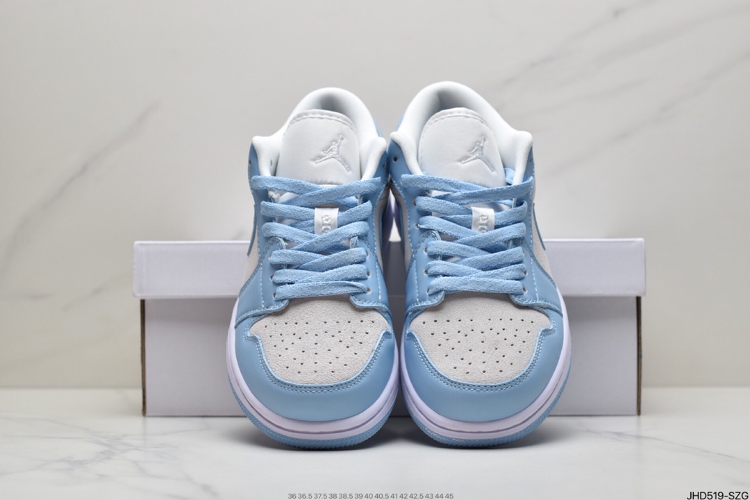 190 Nike Wmns Air Jordan 1 Low”Wmns Air Jordan 1 Low”White Wolf Grey”AJ1乔丹一代DC0774-050