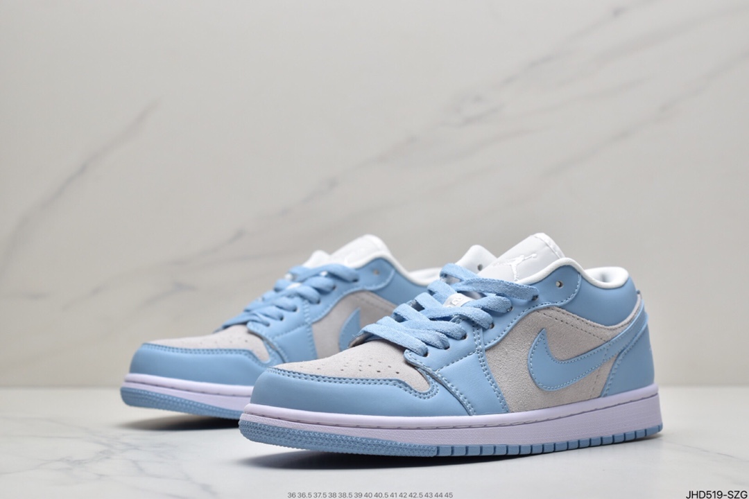 190 Nike Wmns Air Jordan 1 Low”Wmns Air Jordan 1 Low”White Wolf Grey”AJ1乔丹一代DC0774-050