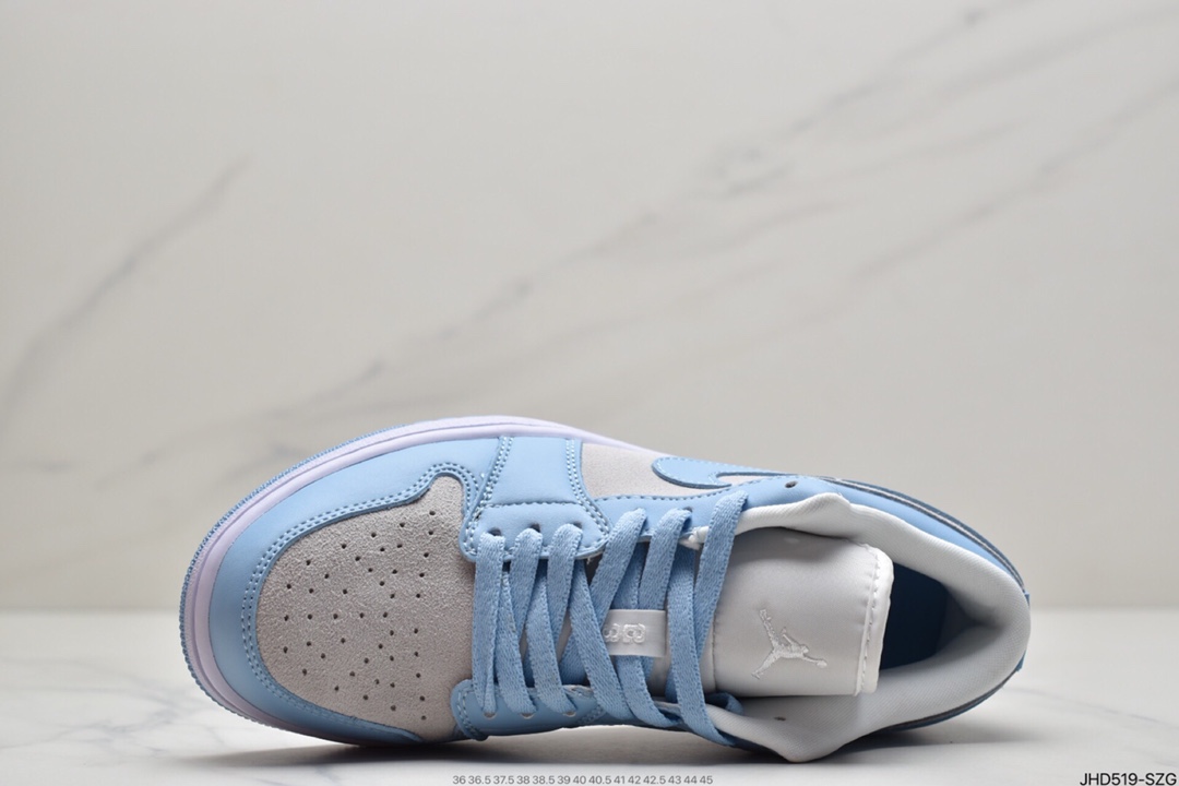190 Nike Wmns Air Jordan 1 Low”Wmns Air Jordan 1 Low”White Wolf Grey”AJ1乔丹一代DC0774-050
