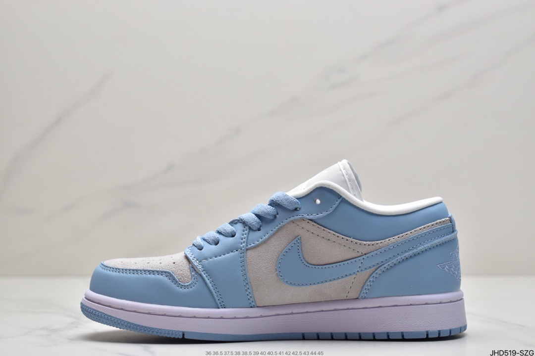 190 Nike Wmns Air Jordan 1 Low”Wmns Air Jordan 1 Low”White Wolf Grey”AJ1乔丹一代DC0774-050