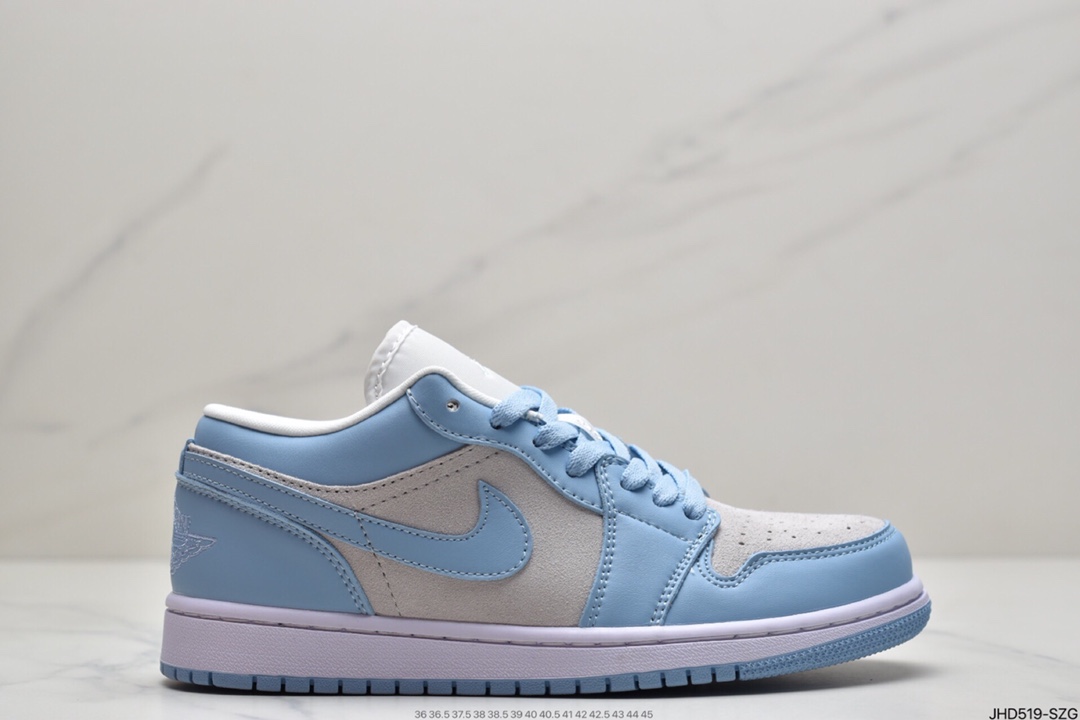 190 Nike Wmns Air Jordan 1 Low”Wmns Air Jordan 1 Low”White Wolf Grey”AJ1乔丹一代DC0774-050