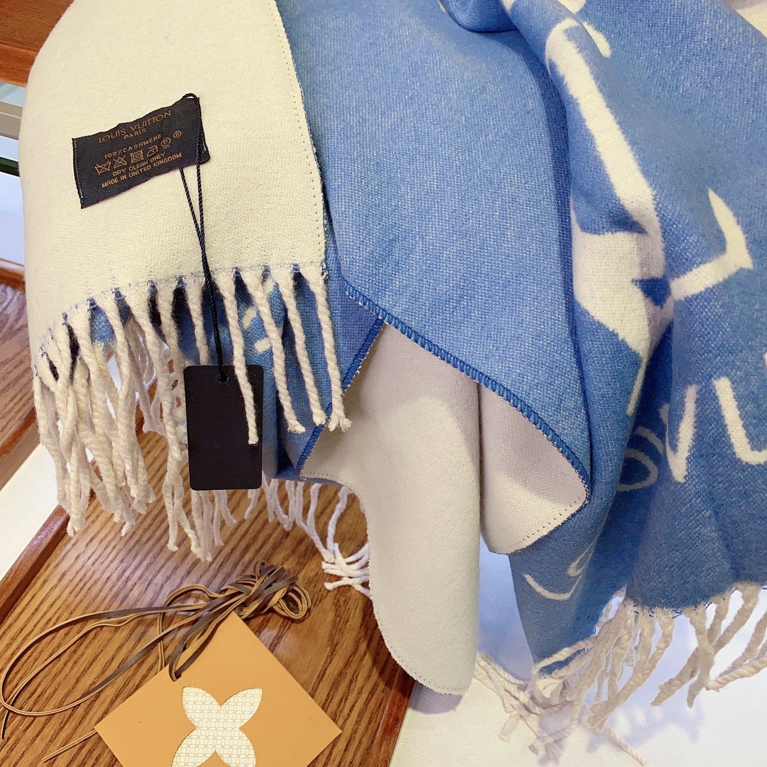 Louis Vuitton Haute Couture Silk Twill Scarf Shawl Ref 6