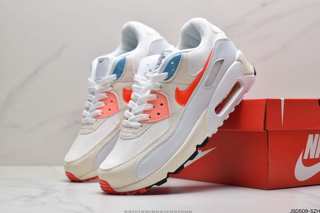 200 耐克NIKE AIR MAX90 FlyEase MAX90经典款复古缓震气垫跑步鞋DA5562-001