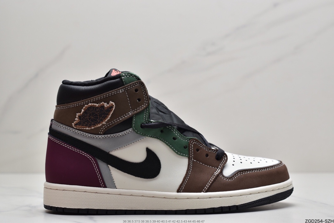 290  Air Jordan 1 Retro High OG  ”Hand Crafted”  彩色拼接 DH3097ZR