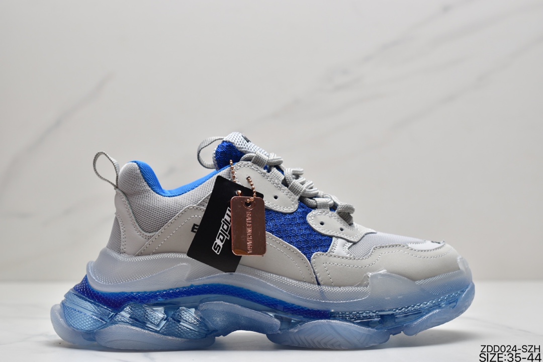 230  巴黎世家老爹鞋 解构主义完美诠释潮流新时尚Balenciaga Triple-S Sneaker 时装复古厚底 656686 W06G0 1001