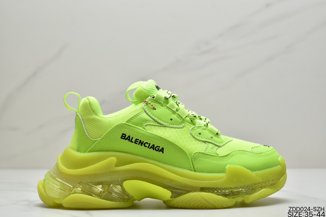 230  巴黎世家老爹鞋 解构主义完美诠释潮流新时尚Balenciaga Triple-S Sneaker 时装复古厚底 656686 W06G0 1001