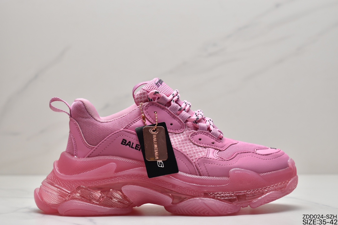 230  巴黎世家老爹鞋 解构主义完美诠释潮流新时尚Balenciaga Triple-S Sneaker 时装复古厚底 656686 W06G0 1001
