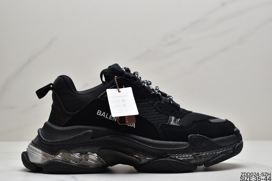 230  巴黎世家老爹鞋 解构主义完美诠释潮流新时尚Balenciaga Triple-S Sneaker 时装复古厚底 656686 W06G0 1001