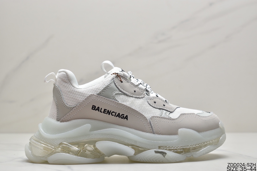 230  巴黎世家老爹鞋 解构主义完美诠释潮流新时尚Balenciaga Triple-S Sneaker 时装复古厚底 656686 W06G0 1001