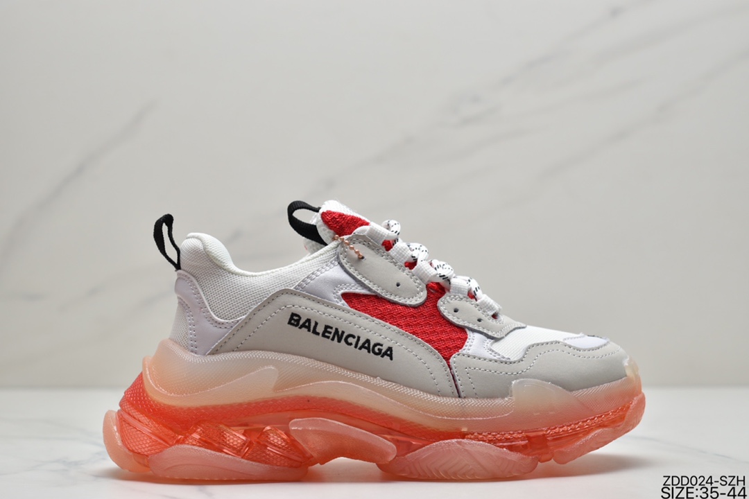 230  巴黎世家老爹鞋 解构主义完美诠释潮流新时尚Balenciaga Triple-S Sneaker 时装复古厚底 656686 W06G0 1001