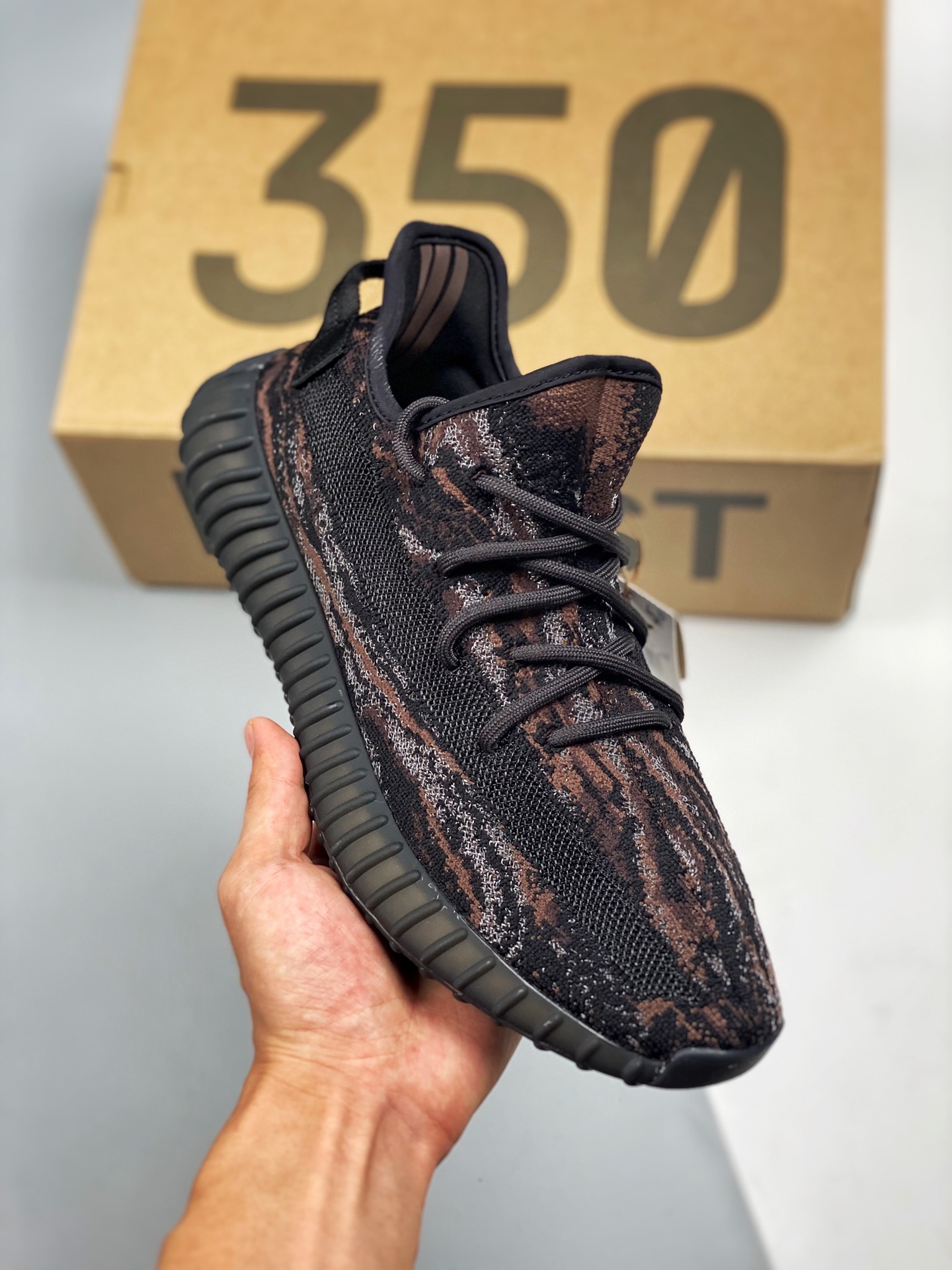 Suministro exclusivo de canal, versión pura original que pasa la verificación Yeezy 350V2 "Black" Negro 🔝Pru…