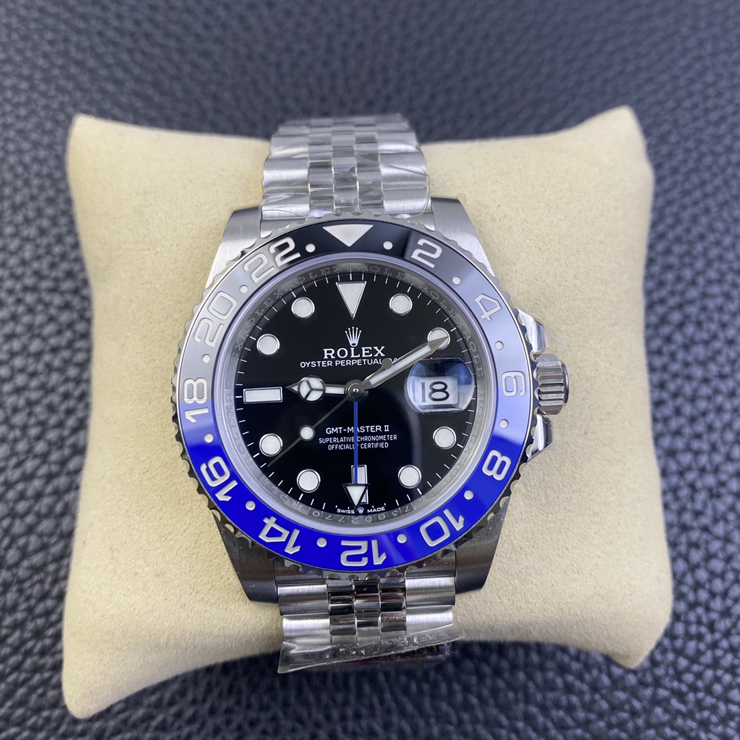 Rolex Gmt Master Relógio Preto Azul