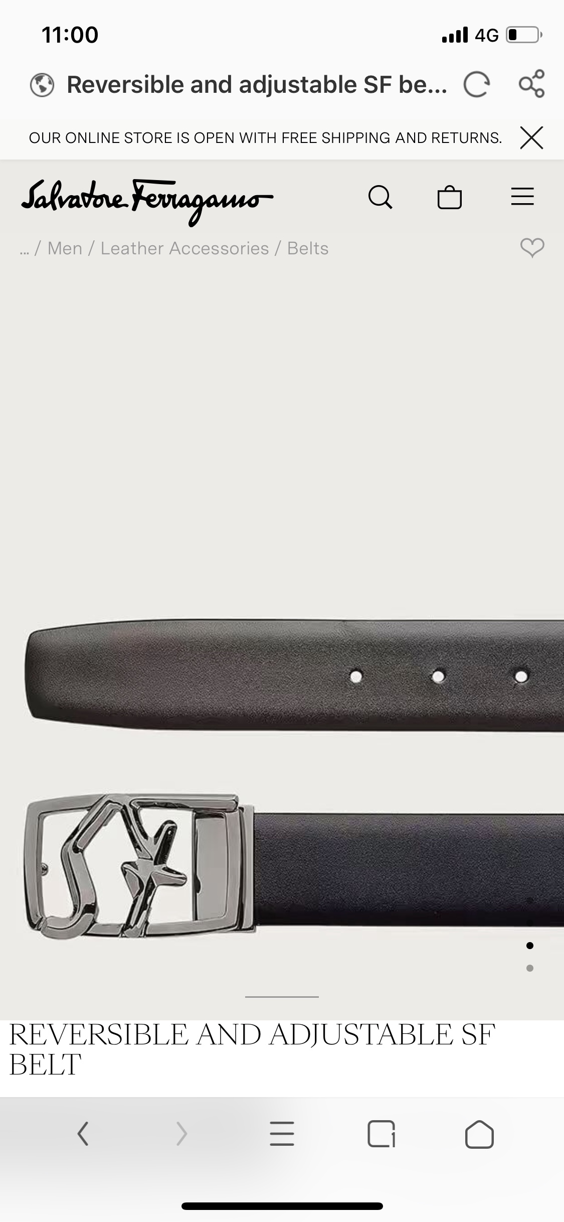 [Ferragamo Belts]Comparison chart ofofficial website Ferragamo